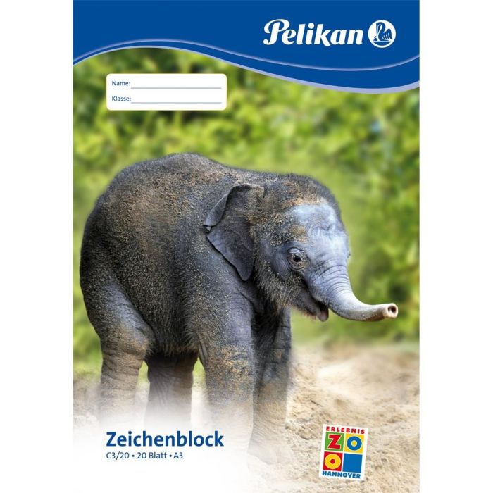 Pelikan Zeichenblock A3 20 Blatt C3/20 FSC-Mix 2 Pelikan Zeichenblock A3 20 Blatt C3/20 FSC-Mix 2