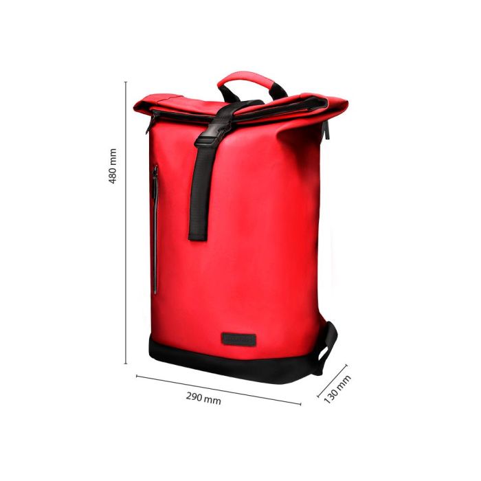 Cartera Antartik Mochila Waterproof Enrollable Diseño Casual Color Granate 480x130x280 mm 1