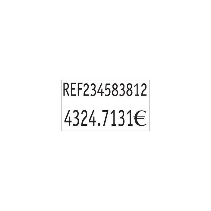 Etiquetas De Precios Pryse Adh.Removible 26X16 Mm Blanco Rollo 1.000 Uds.