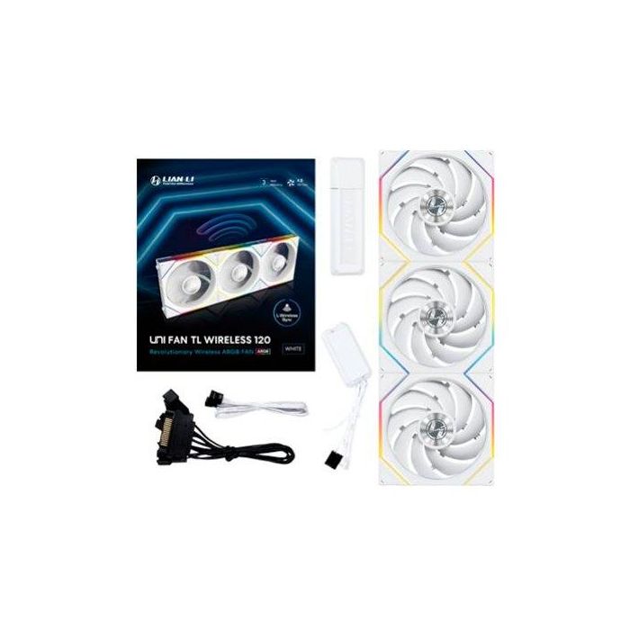 Lian Li UNI FAN TL Ventilador Inalámbrico RGB con Pantalla LCD 1.6'' para Caja PC Gaming, Monitoreo de CPU/GPU en Tiempo Real