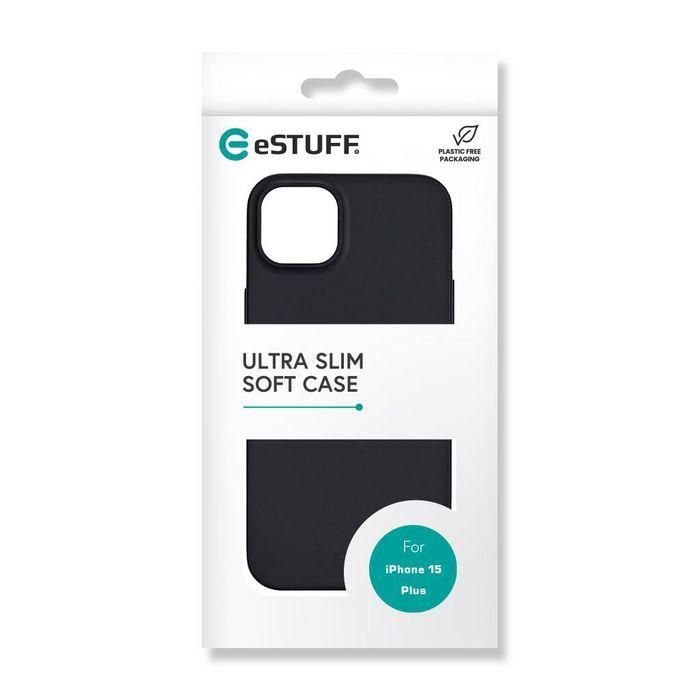 eSTUFF iPhone 15 Plus INFINITE VIENNA TPU Cover - Black - 100% recycled plastic 8 eSTUFF iPhone 15 Plus INFINITE VIENNA TPU Cover - Black - 100% recycled plastic 8