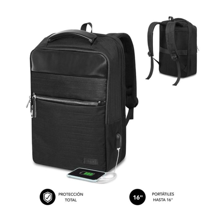 SUBBLIM Mochila Business V2 AP Backpack 16" Black SUBBLIM Mochila Business V2 AP Backpack 16" Black