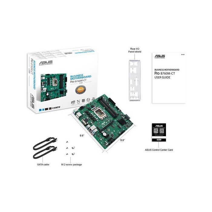 ASUS PRO B760M-CT-CSM Placa Base ATX Intel B760 LGA 1700 DDR5 para PC