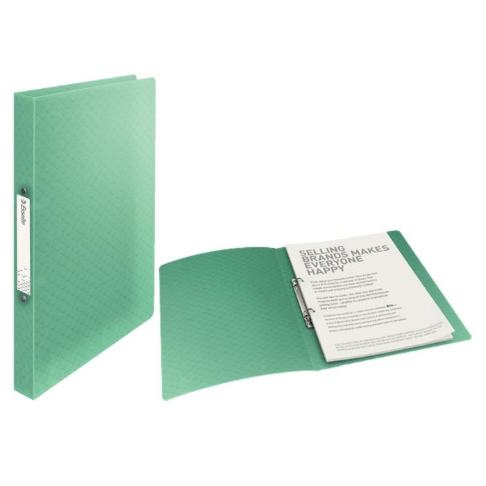 Carpeta Esselte 2 Anillas 25 mm Din A4 Colour Ice Polipropileno Color Verde 4 unidades 1