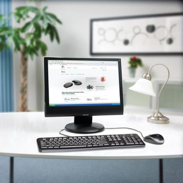 Logitech K120 - USB, AZERTY, Black 7