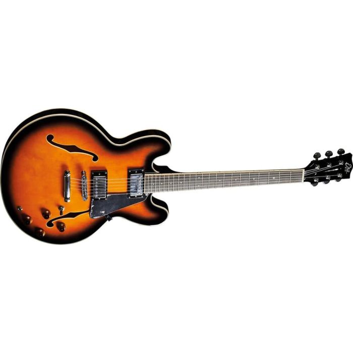 Guitarra Eléctrica Eko Hollowbody Double Cut - Sunburst Eko 1