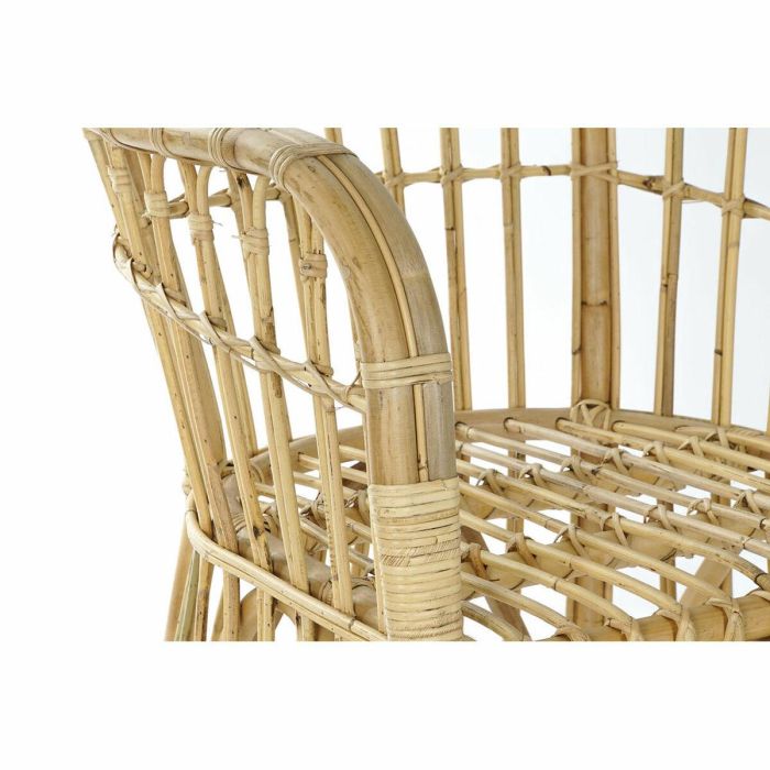 Sillón DKD Home Decor Marrón claro Ratán (62 x 72 x 83 cm) 3 Sillón DKD Home Decor Marrón claro Ratán (62 x 72 x 83 cm) 3