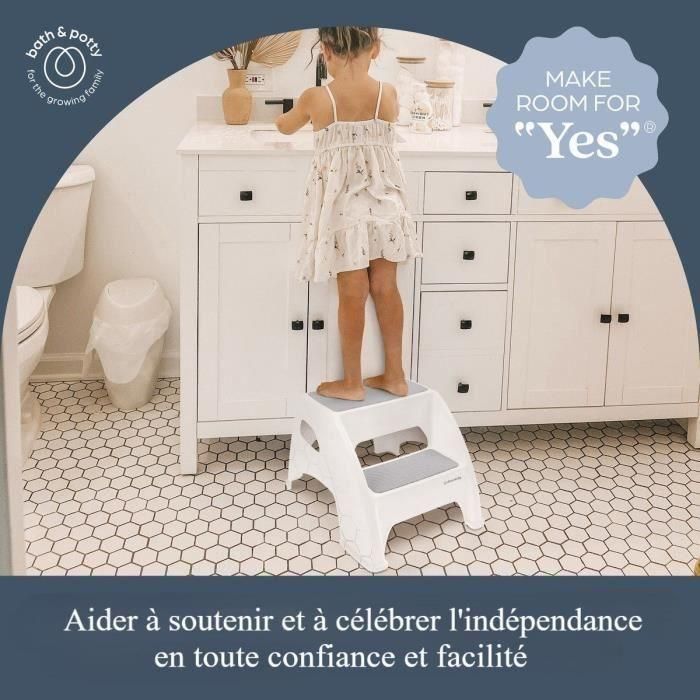 Dreambaby AAAAN49516 Taburete con Escalera Toddler & Me 2 Up Antideslizante, Texturizado, hasta 145kg, Niños y Adultos, Gris 4 Dreambaby AAAAN49516 Taburete con Escalera Toddler & Me 2 Up Antideslizante, Texturizado, hasta 145kg, Niños y Adultos, Gris 4