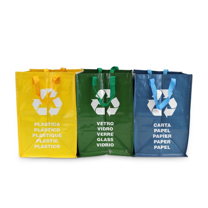 Bolsa de rafia para reciclaje de vidrio - Confortime (24 Unidades) 1 Bolsa de rafia para reciclaje de vidrio - Confortime (24 Unidades) 1