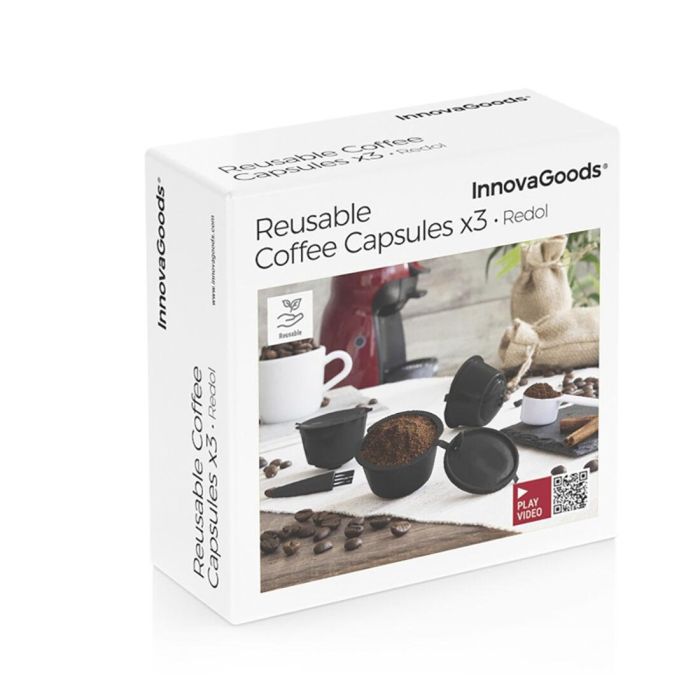 Set de 3 Cápsulas de Café Reutilizables Redol InnovaGoods