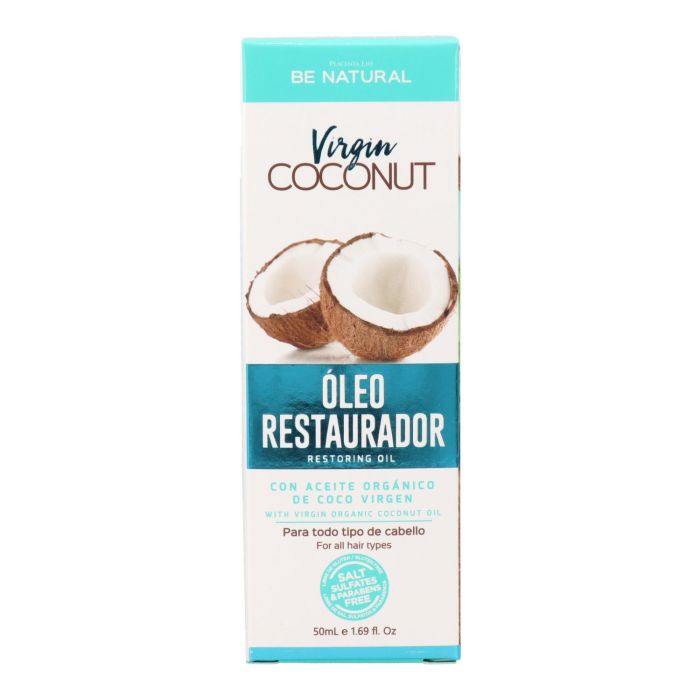 Placenta Aceite Reparador Capilar con Aceite Orgánico de Coco Virgen 50 ml - Hidratación, Nutrición y Brillo