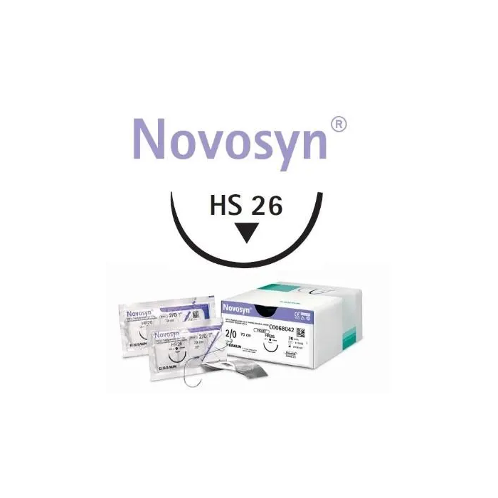 Sutura Novosyn Violet 3-0 Hs26 70 cm 36 Unidades Braun Sutura Novosyn Violet 3-0 Hs26 70 cm 36 Unidades Braun