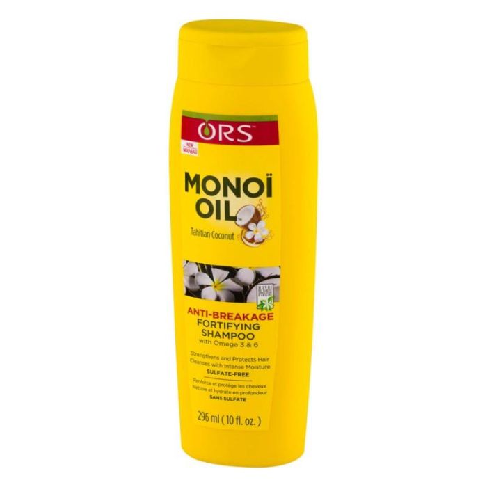 Monoi Oil Anti-Breakage Fortifying Shampoo 296 mL Organic Root Stimulator