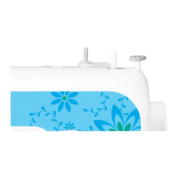 Brother J14s Máquina de coser mecánica automática de 14 programas, color blanco 3