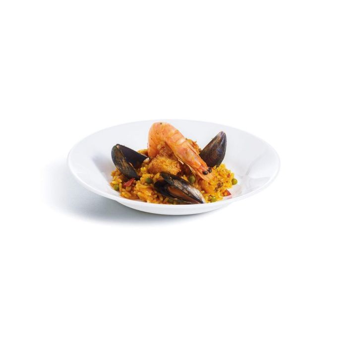 Arcoroc Set 6 Platos Hondos Restaurant Opal Vidrio Templado Blanco 22,5 cm - Extra Resistente, Apilable, Apto Microondas y Lavavajillas 2 Arcoroc Set 6 Platos Hondos Restaurant Opal Vidrio Templado Blanco 22,5 cm - Extra Resistente, Apilable, Apto Microondas y Lavavajillas 2