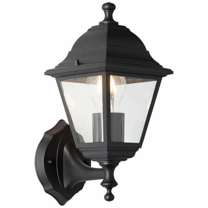 Lámpara de pared exterior radiante brillante Nissie Black E27 1x60W 2