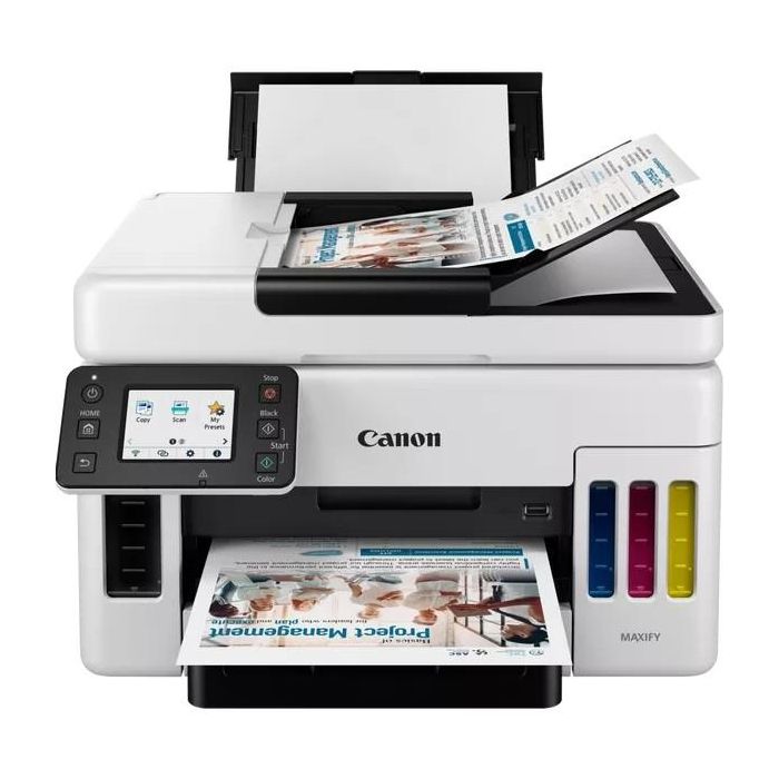 Canon MAXIFY GX6050 Impresora Multifunción 3en1 Tinta A4 LAN WiFi Dúplex ADF - Copia, Escáner, Imprime Color 4