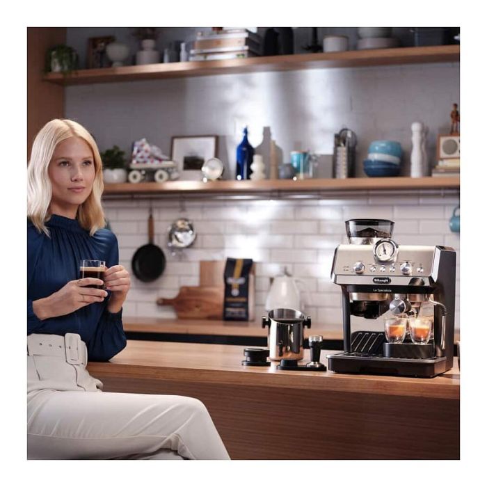 DeLonghi Máquina Espresso La Specialista Arte EC9155.MB Negro Acero Inoxidable Molinillo Integrado 5