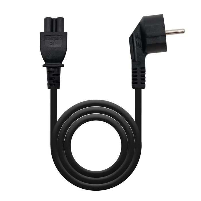 Nanocable Cable de Alimentación Trébol CEE7 Macho a C5 Hembra, Negro, 3 m - 10.22.0302-L300 Nanocable Cable de Alimentación Trébol CEE7 Macho a C5 Hembra, Negro, 3 m - 10.22.0302-L300