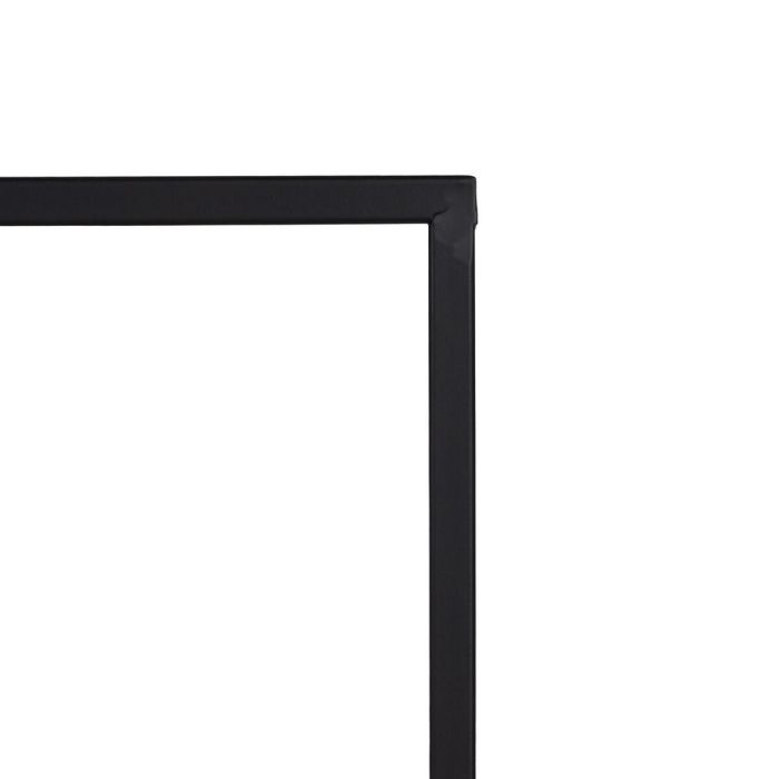 Estantería 65 x 25 x 110 cm Negro Metal 4 Estantería 65 x 25 x 110 cm Negro Metal 4