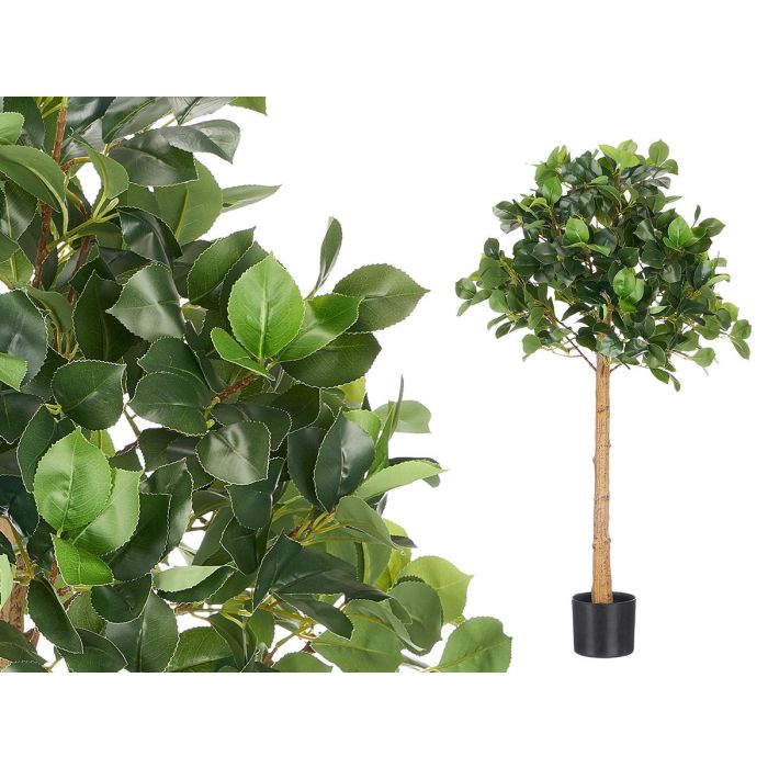 Ibergarden Planta Artificial de Árbol, 110 cm de Alto, Color Verde/Negro/Marrón, 120 Hojas, Material Plástico, Decoración (Set de 4) Ibergarden Planta Artificial de Árbol, 110 cm de Alto, Color Verde/Negro/Marrón, 120 Hojas, Material Plástico, Decoración (Set de 4)