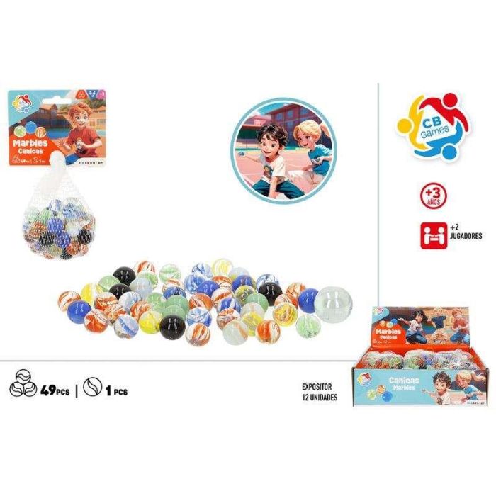 Red con 50 canicas multicolor 1