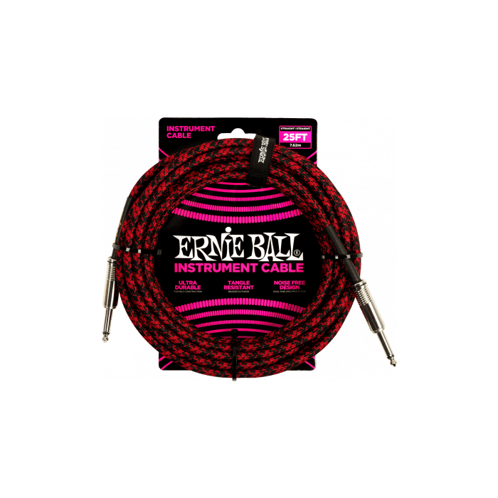 Cable Eb Nstrumento Jack-Jack Ss 7,62 M - Negro / Rojo 1 Cable Eb Nstrumento Jack-Jack Ss 7,62 M - Negro / Rojo 1
