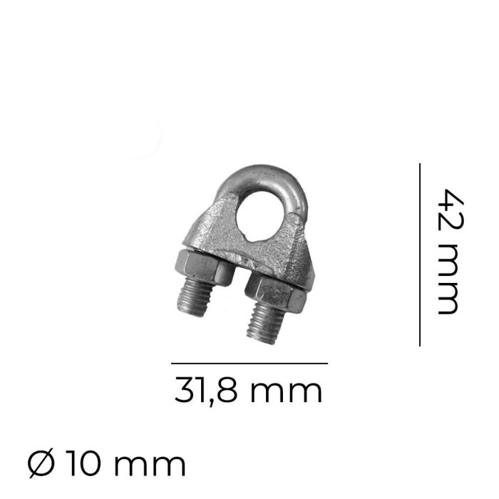 Sujetacables 10mm 3/8" edm 1