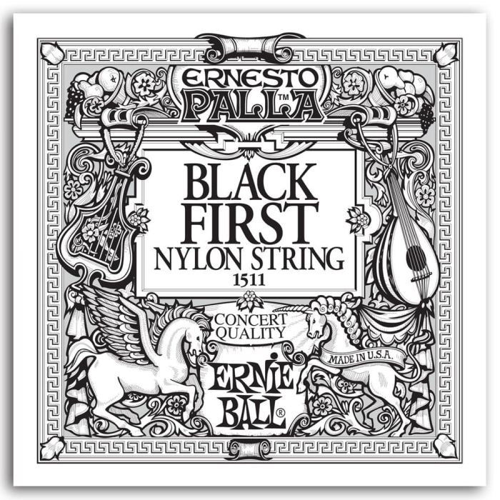 Cuerda Nylon Black Ernesto Palla 1St. 0 Cuerda Nylon Black Ernesto Palla 1St. 0