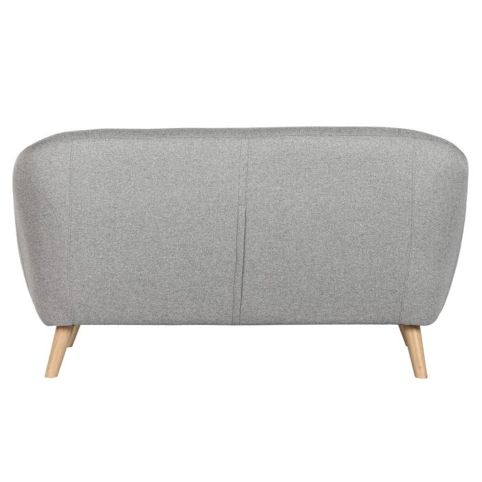 DKD Home Decor Sofá Scandi de 2 plazas de poliéster y rubberwood Gris Natural 84 x 82 x 146 cm Desmontable 2 DKD Home Decor Sofá Scandi de 2 plazas de poliéster y rubberwood Gris Natural 84 x 82 x 146 cm Desmontable 2