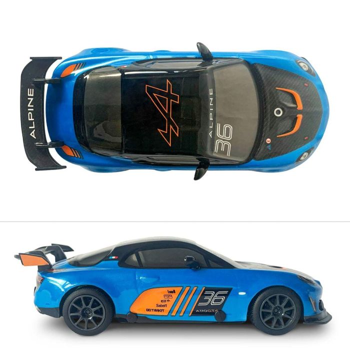 Coche Radio Control Mondo Alpine A110 GT4 Azul Turquesa 4