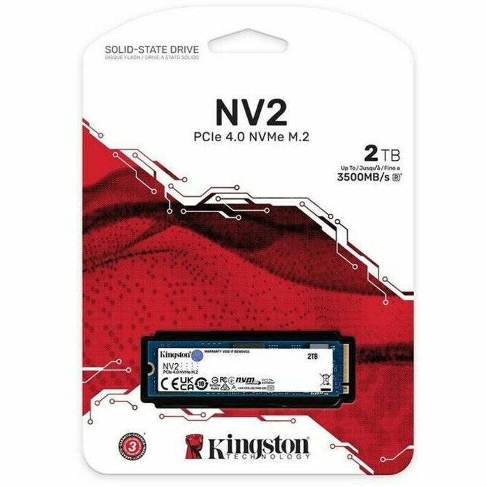 Disco duro de Kingston Technology - SSD NV2 - 2TO INTERNO - M.2 2280 PCIE 4.0 NVME - BLEU 3 Disco duro de Kingston Technology - SSD NV2 - 2TO INTERNO - M.2 2280 PCIE 4.0 NVME - BLEU 3