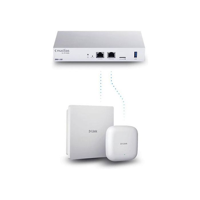 D-Link DAP-X2850 AX3600 Wi-Fi 6 Dual-Band PoE Access Point para Techo y Pared con 3 Puertos Ethernet