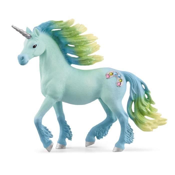 SCHLEICH - Unicornio de algodón de azúcar, semental - 70722