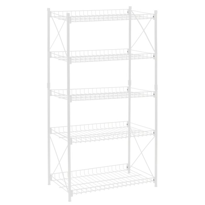 Confortime Estantería de Metal 5 Niveles 52 x 34 x 110 cm (2 Unidades) 7 Confortime Estantería de Metal 5 Niveles 52 x 34 x 110 cm (2 Unidades) 7