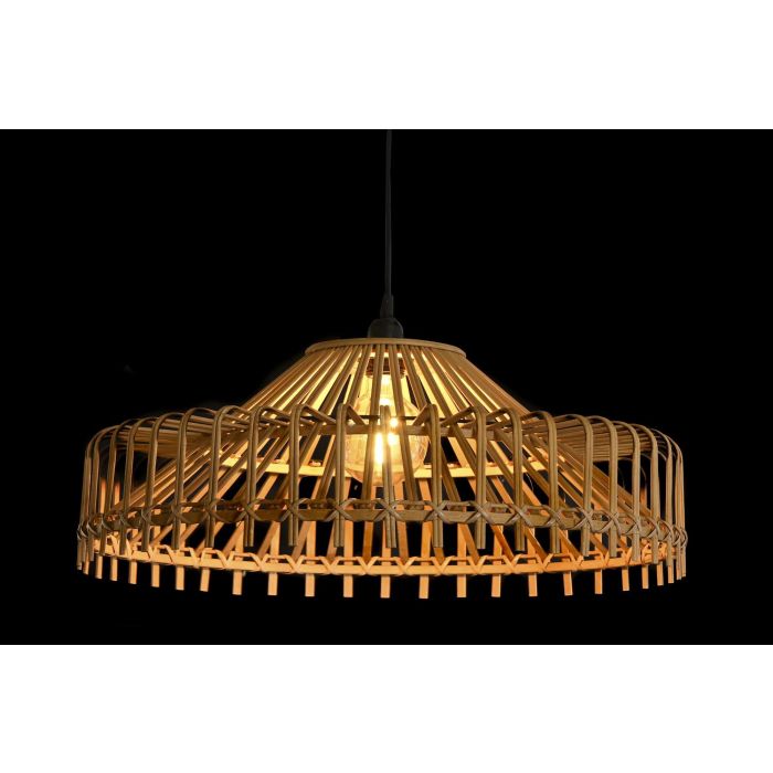 DKD Home Decor Lámpara de Techo Bambu Marron 61 x 31 x 61 cm 1