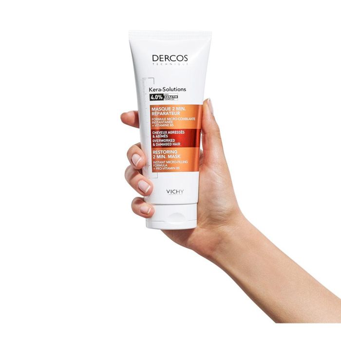 Vichy Mascarilla Kera Solution Reparadora Cabello Dañado 250 mL 2