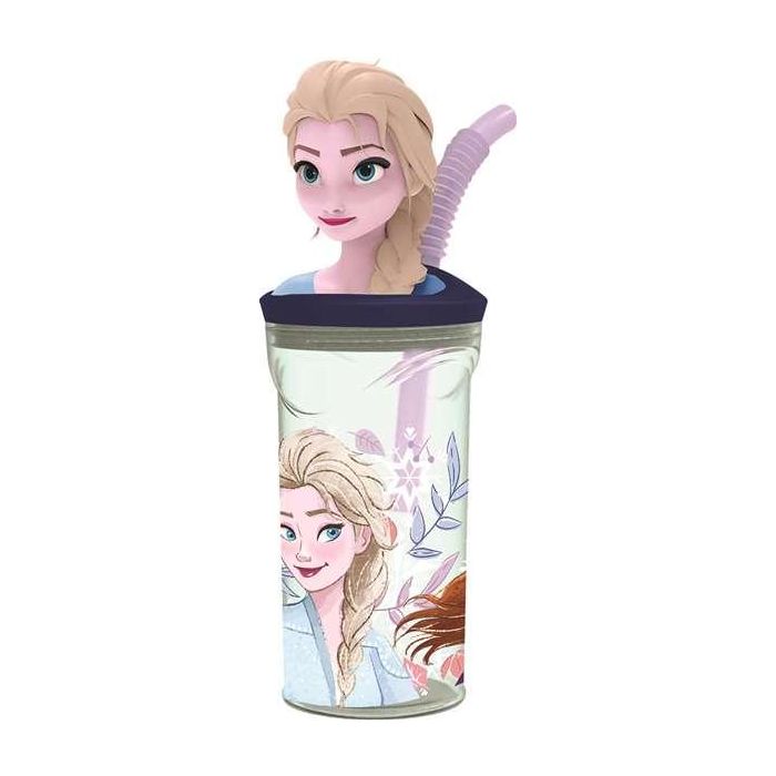Vaso figurita 3D frozen snowy tale 360 ml Vaso figurita 3D frozen snowy tale 360 ml