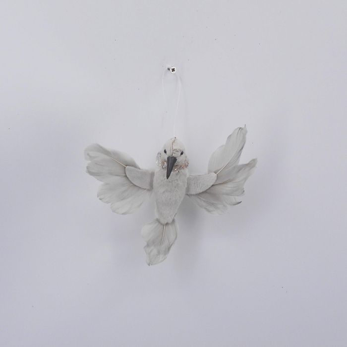 DKD Home Decor Decoración Colgante Navidad Alpina Pájaros Espuma Poliéster Blanco Beige 8x15x16cm Pack 12 Unidades Surtido Aleatorio 1 DKD Home Decor Decoración Colgante Navidad Alpina Pájaros Espuma Poliéster Blanco Beige 8x15x16cm Pack 12 Unidades Surtido Aleatorio 1
