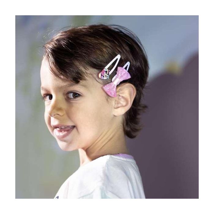 Accesorios pelo clips 4 piezas minnie 6.5 x 12.5 x 1.0 cm 4 Accesorios pelo clips 4 piezas minnie 6.5 x 12.5 x 1.0 cm 4