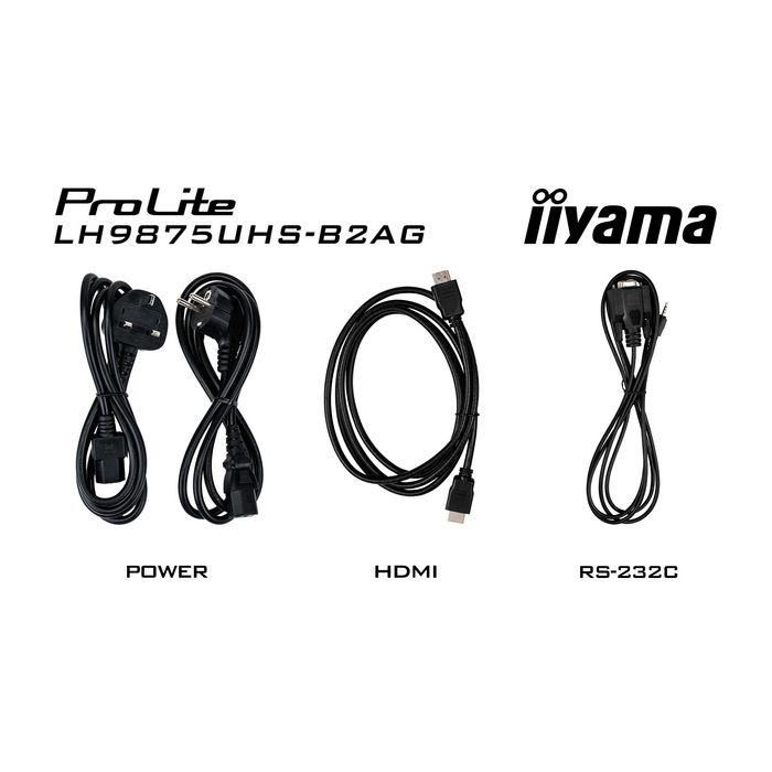 iiyama 98" LCD UHD, OPS 14 iiyama 98" LCD UHD, OPS 14