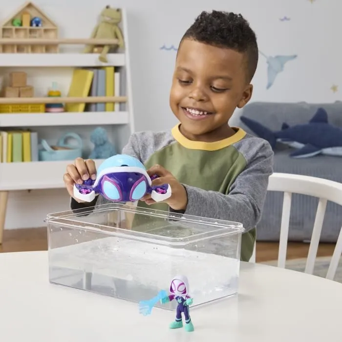Hasbro Figura y Vehículo de Telarañas Acuáticas de Ghost-Spider, Marvel Spidey y sus Increíbles Amigos HASG14665P0, Juguete a partir de 4 años 4 Hasbro Figura y Vehículo de Telarañas Acuáticas de Ghost-Spider, Marvel Spidey y sus Increíbles Amigos HASG14665P0, Juguete a partir de 4 años 4
