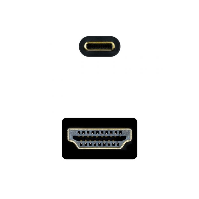 Cable Conversor Nanocable 10.15.5105/ USB Tipo-C Macho - HDMI Macho/ 5m/ Negro 2 Cable Conversor Nanocable 10.15.5105/ USB Tipo-C Macho - HDMI Macho/ 5m/ Negro 2