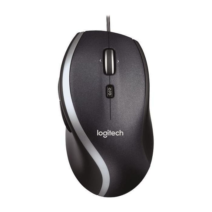 Logitech M500S Ratón con Cable Ergonómico con Desplazamiento Ultrarrápido, Precisión Láser y Botones Adelante/Atrás 3