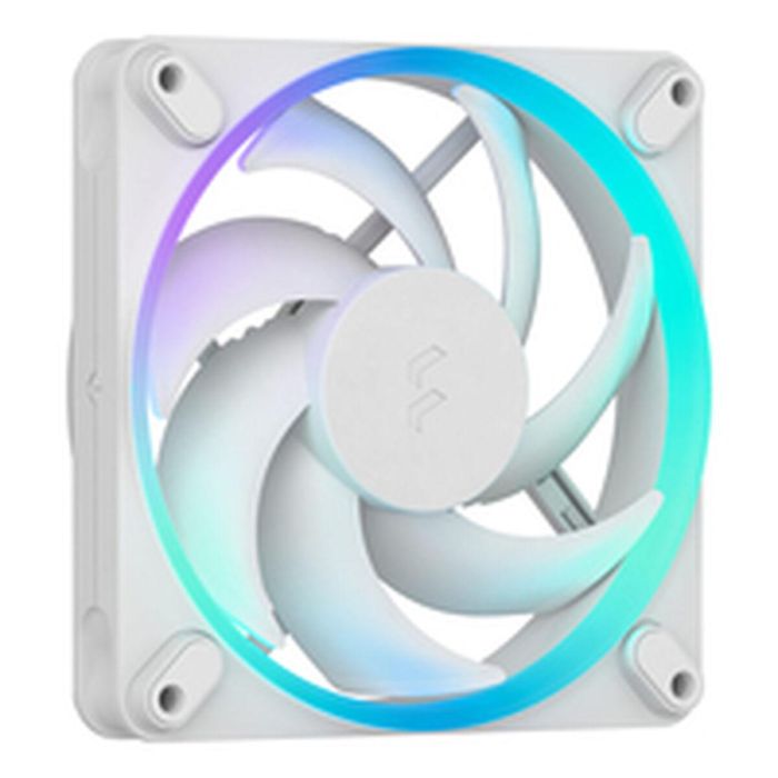 Fractal Design Ventilador para PC Momentum 12 RGB FDB Anillo de Luz ARGB Gen 2 Control PWM Blanco 2