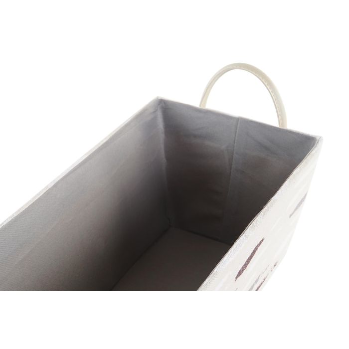 DKD Home Decor Cesta de Almacenaje Básicos Poliéster 19x15x40 cm - Pack de 6 Unidades (Colores Surtidos: Gris, Burdeos, Naranja) 3 DKD Home Decor Cesta de Almacenaje Básicos Poliéster 19x15x40 cm - Pack de 6 Unidades (Colores Surtidos: Gris, Burdeos, Naranja) 3