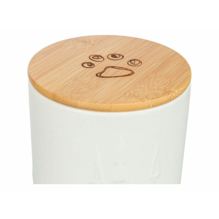 Bote de comida para mascotas Trixie Blanco Ø 13 x 19 cm 8 Bote de comida para mascotas Trixie Blanco Ø 13 x 19 cm 8