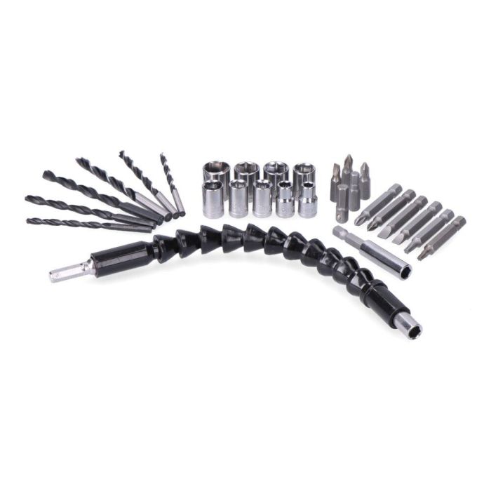 Koma Tools Taladro Atornillador 14.4V con Maletín, Juego de Puntas, Brocas y Luz LED 2 Koma Tools Taladro Atornillador 14.4V con Maletín, Juego de Puntas, Brocas y Luz LED 2