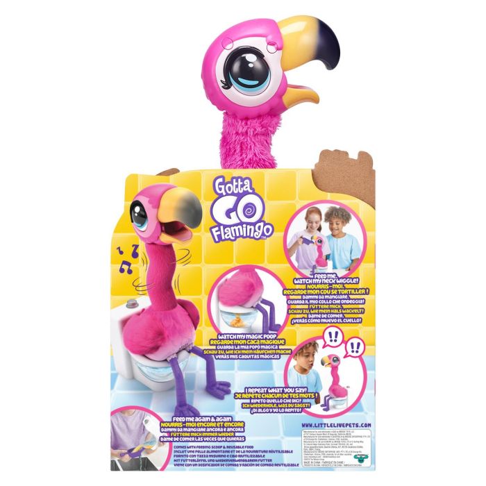 Little Live Pets Flamingo The Poop Moose 26222 – Flamenco Interactivo Canta, Baila, Come y Hace Popó (+4 años) 4 Little Live Pets Flamingo The Poop Moose 26222 – Flamenco Interactivo Canta, Baila, Come y Hace Popó (+4 años) 4