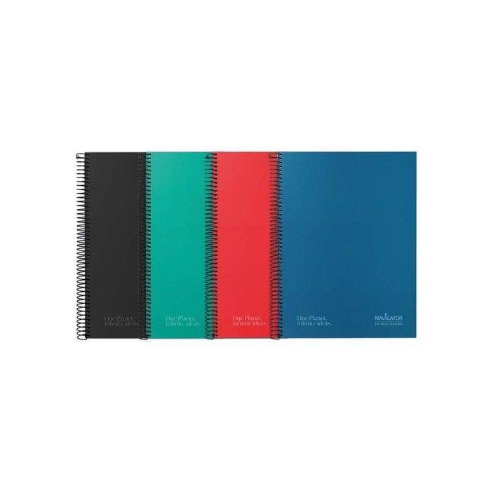 Bloc Navigator Micro.Tapa Extra A4+ 120H Horizontal 80G 5 Col. Banda Surtido (5 Col. Vivos) 5 unidades